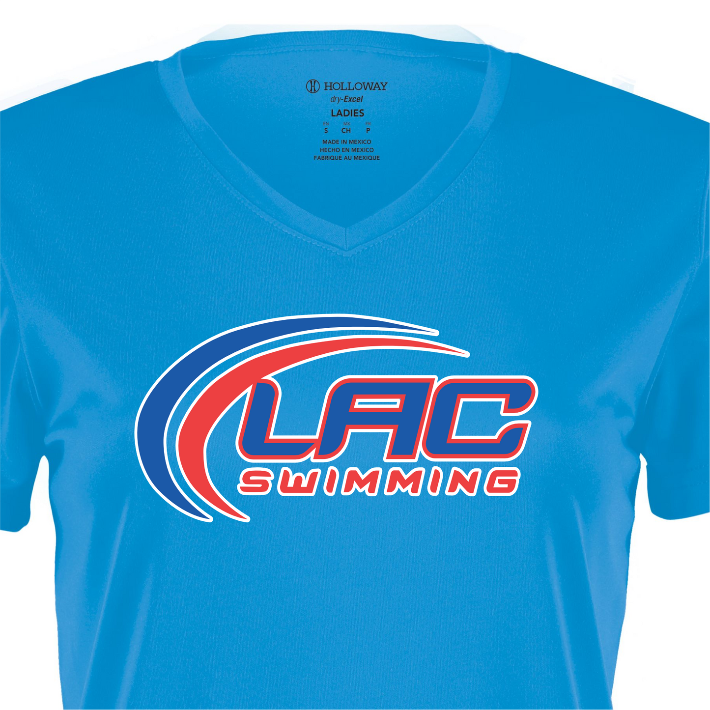 24678-06 Ladies Power Blue Performance Tee