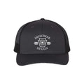 MILBBSH04-20 Richardson Charcoal/Black Adjustable Trucker Hat