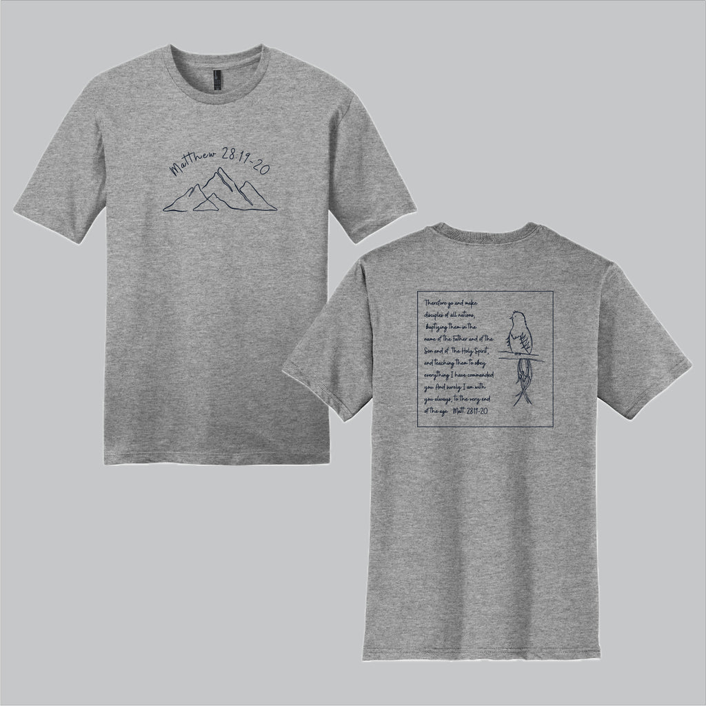 LCSSEN01 - 01 Grey Frost Short Sleeve Tee