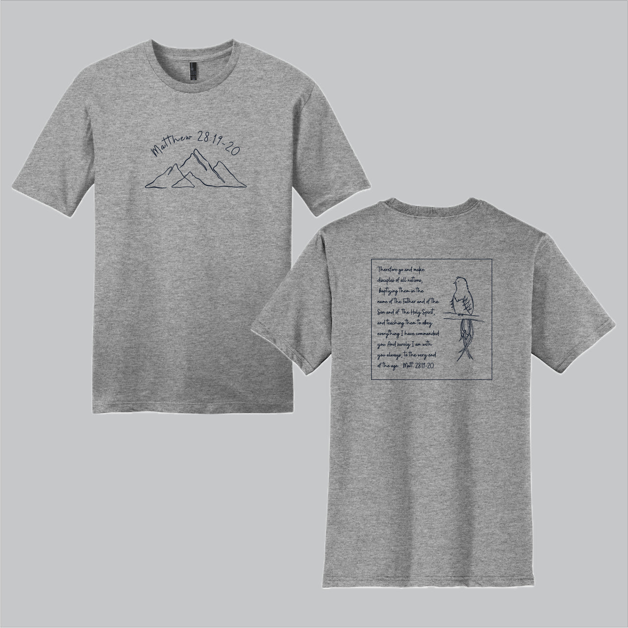 LCSSEN01 - 01 Grey Frost Short Sleeve Tee