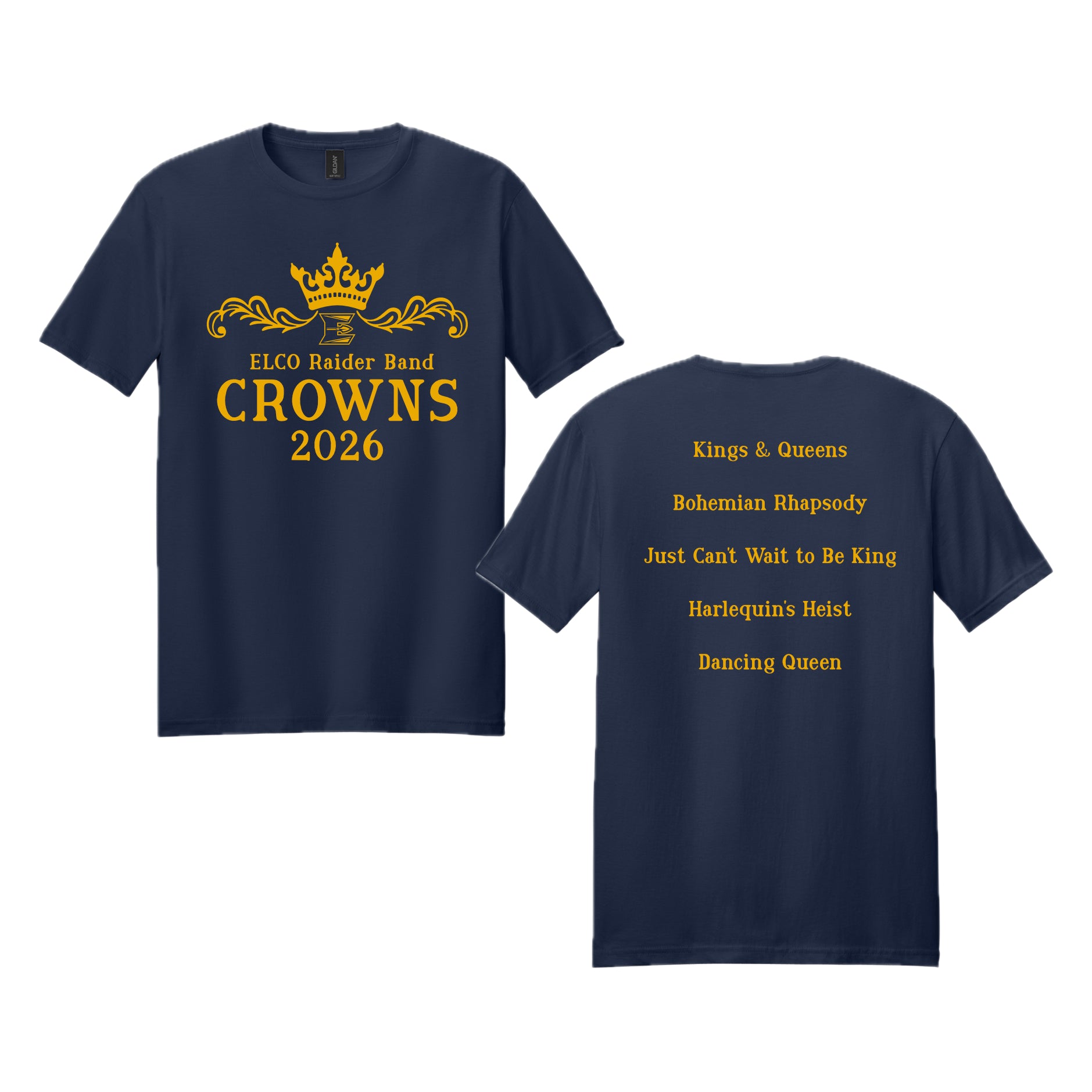 EBANDSH02 - 01 Navy Show Shirt