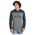 MACA041 Navy/Grey Long Sleeve Hoodie