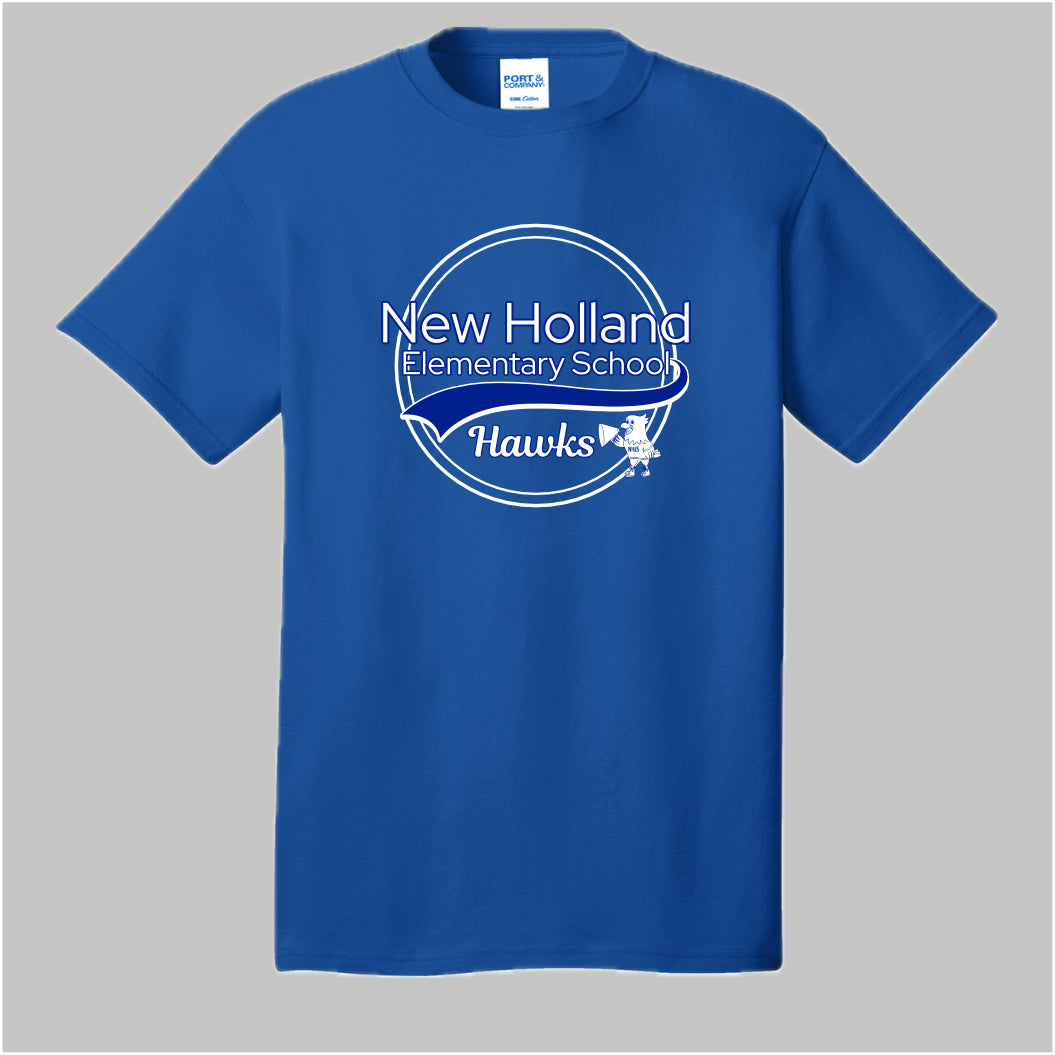 NHE054-01 Royal Short Sleeve Tee