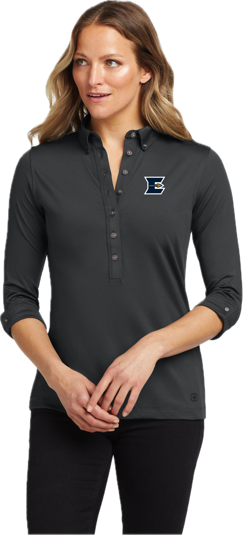 ELIS25-07 Women's Ogio Diesel Grey Long Sleeve