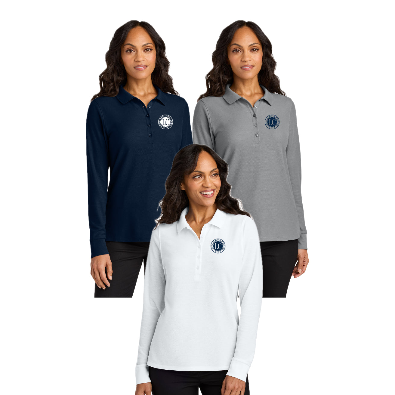 LCS077 - Ladies Long Sleeve Polo