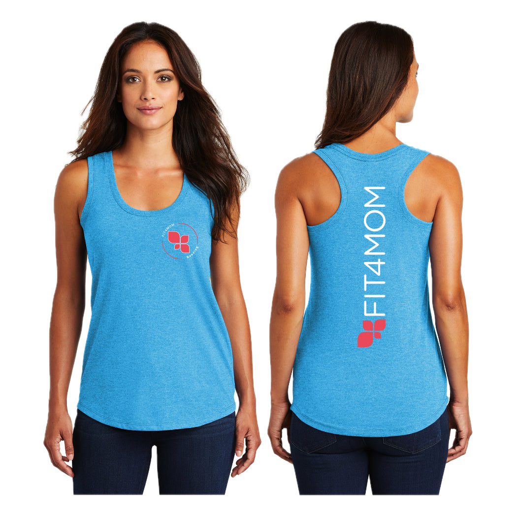 F4MSH-01 Turquoise Frost Racerback Tank