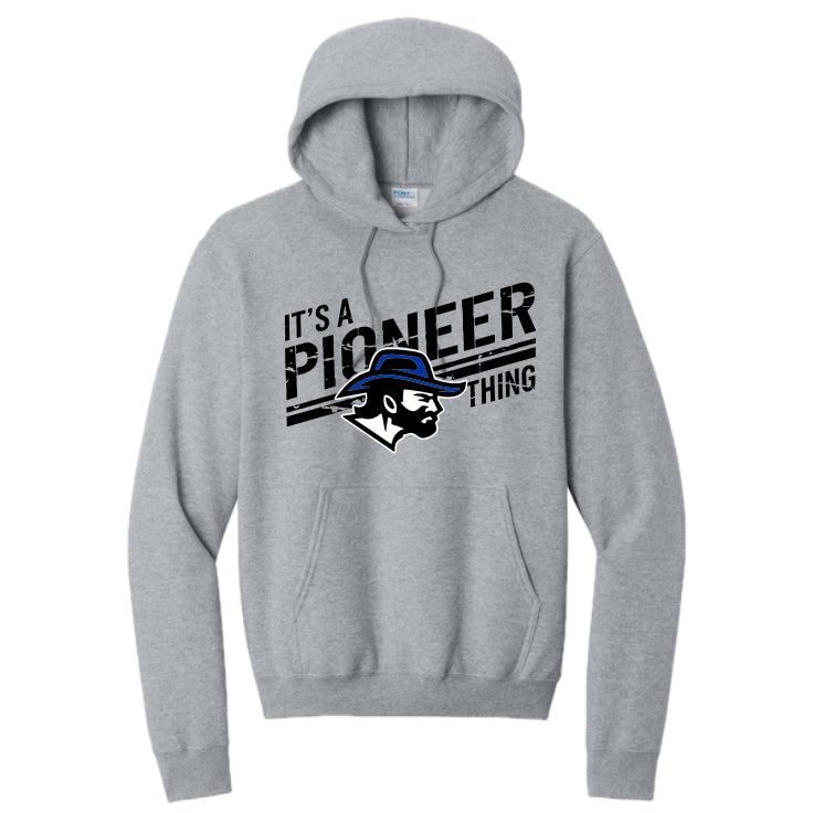 LSHHSH01 - 25 Athletic Heather PIO THING Hooded Sweatshirt