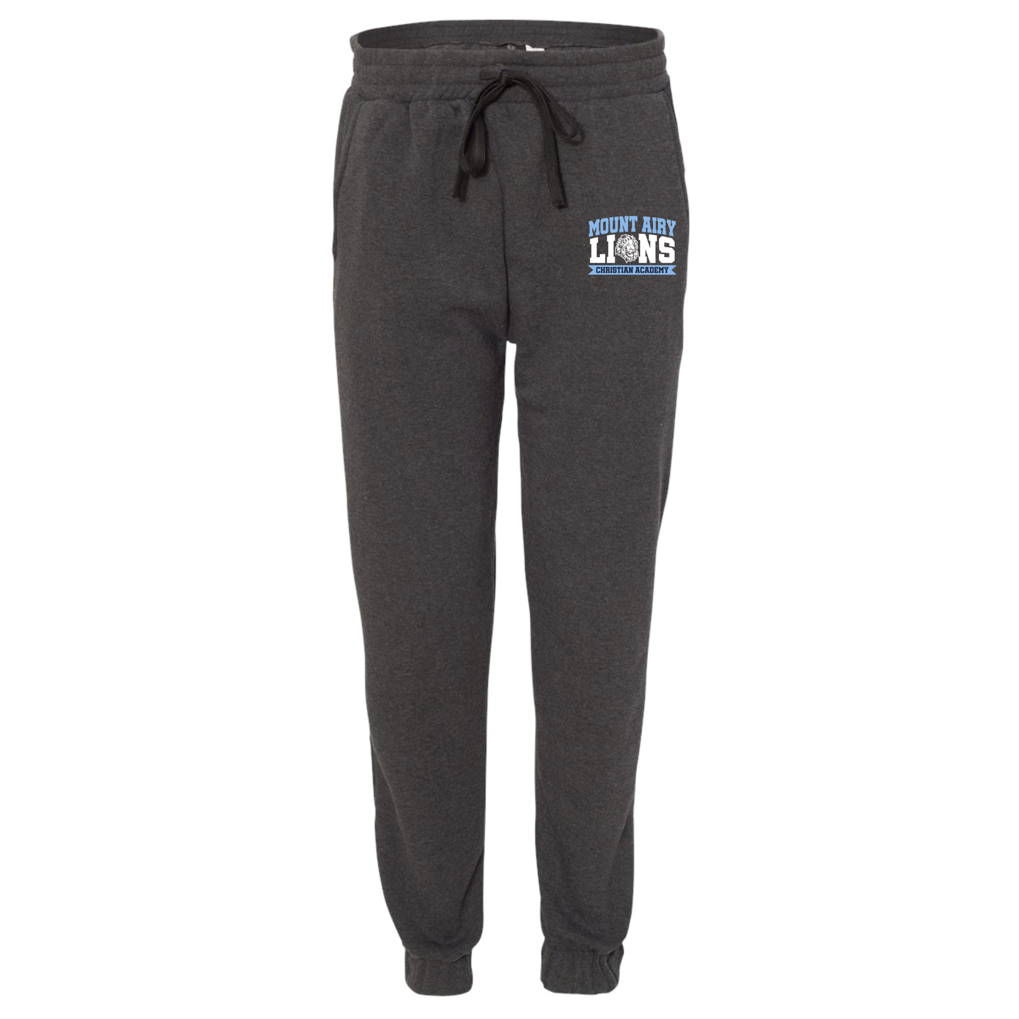 MACA024 - Dark Grey Jogger Fleece Pant