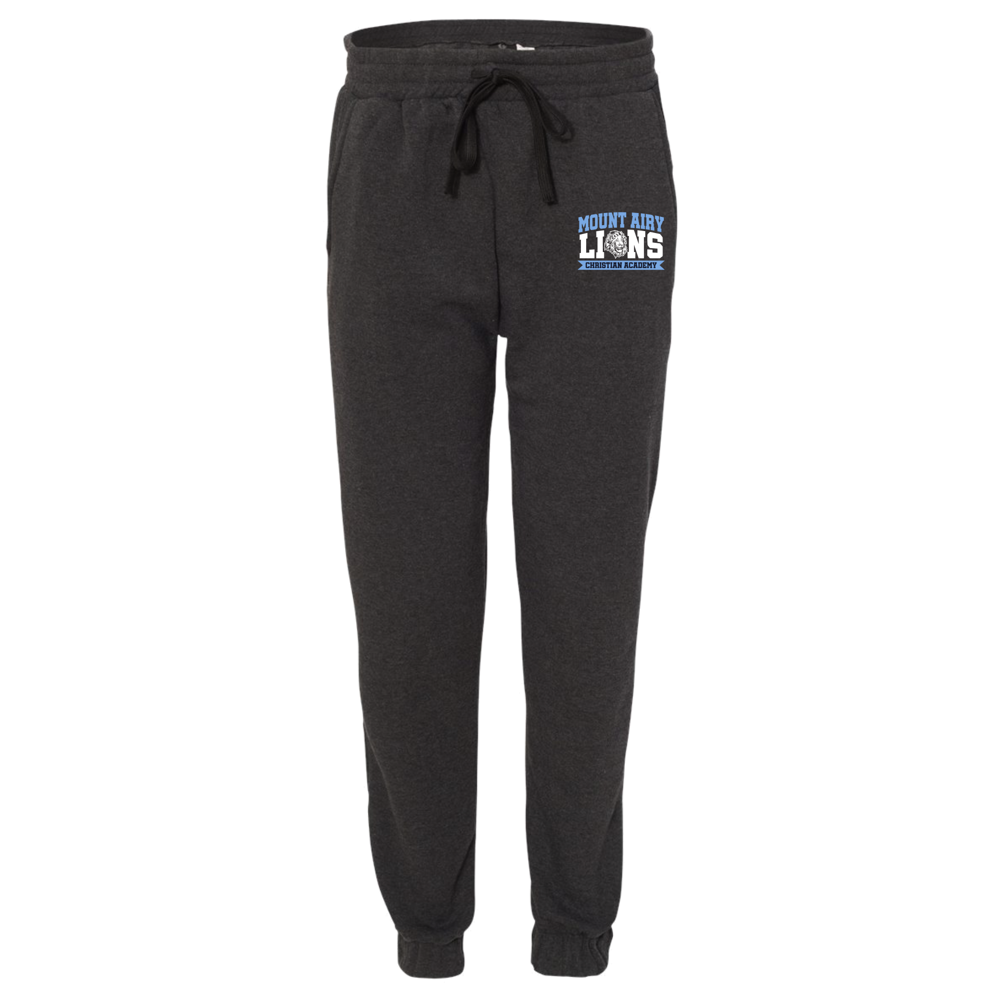 MACA024 - Dark Grey Jogger Fleece Pant