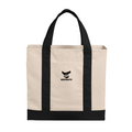 SERV022 Cotton Canvas Two Tone Tote