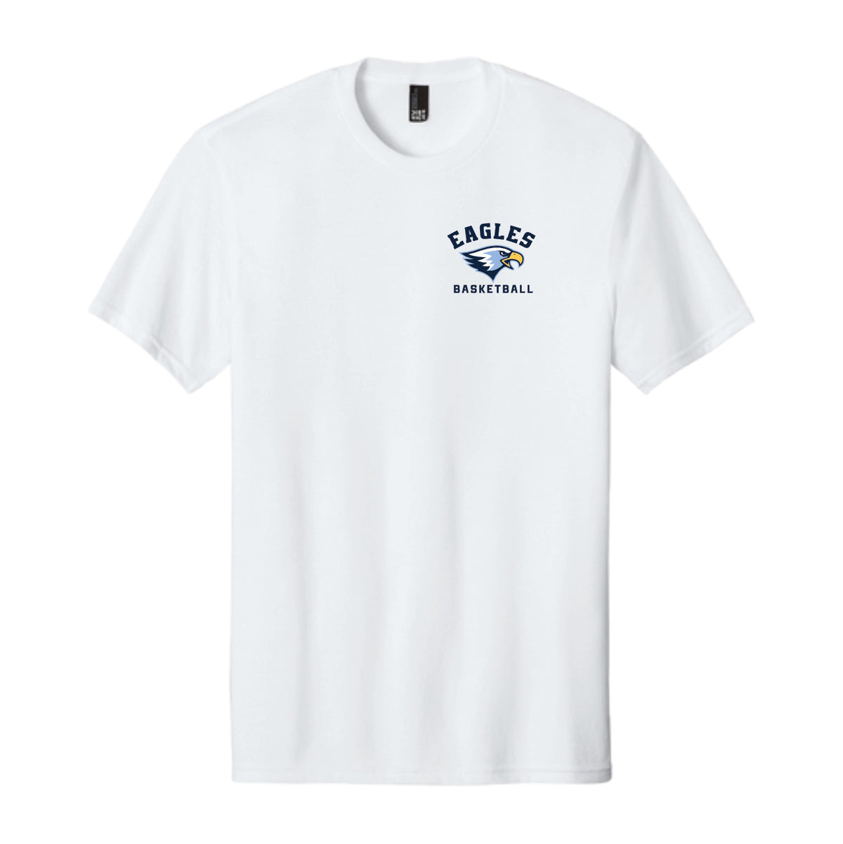 LCS118 - Basketball Short Sleeve White Tee