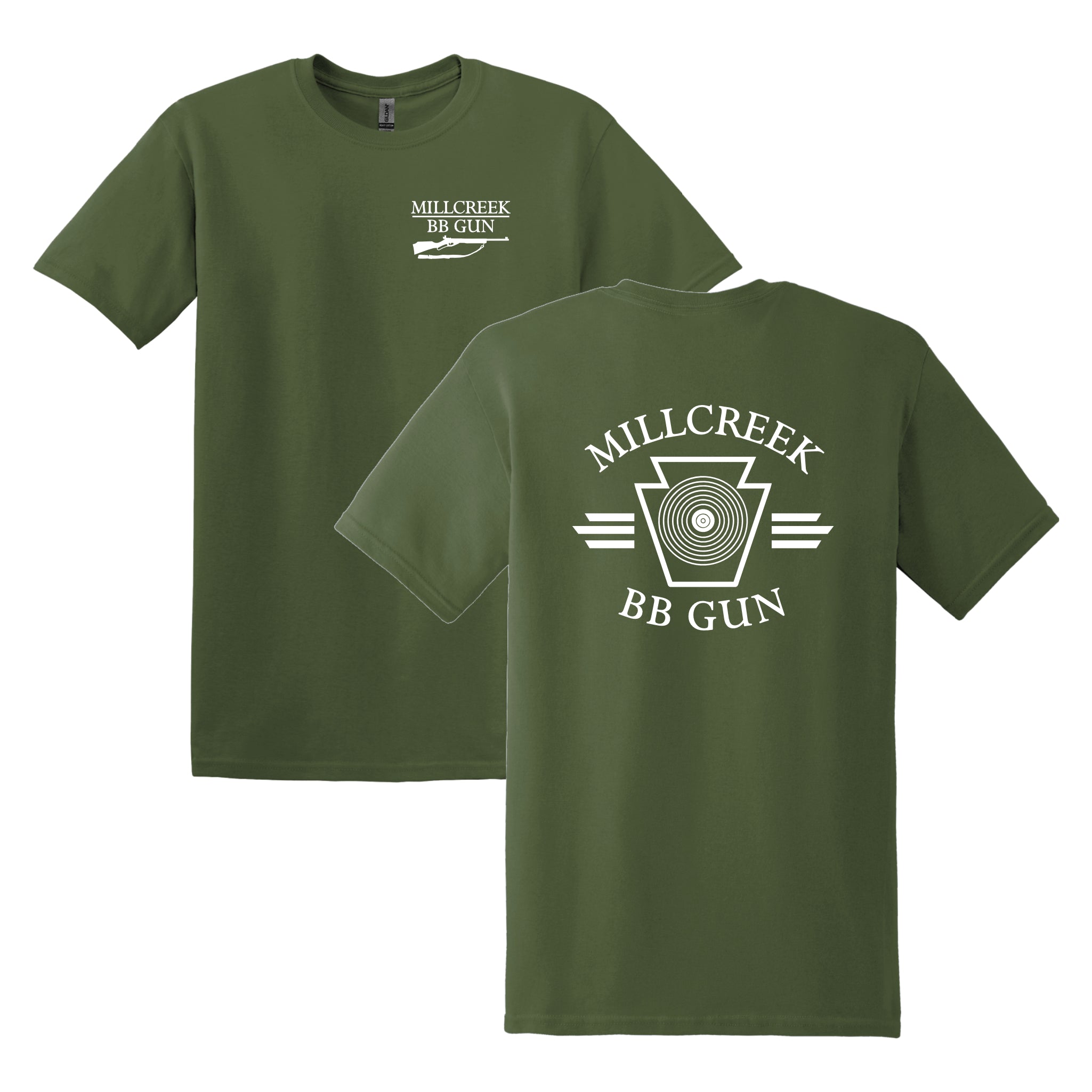 MILBBSH03-01 Military Green Short Sleeve Tee