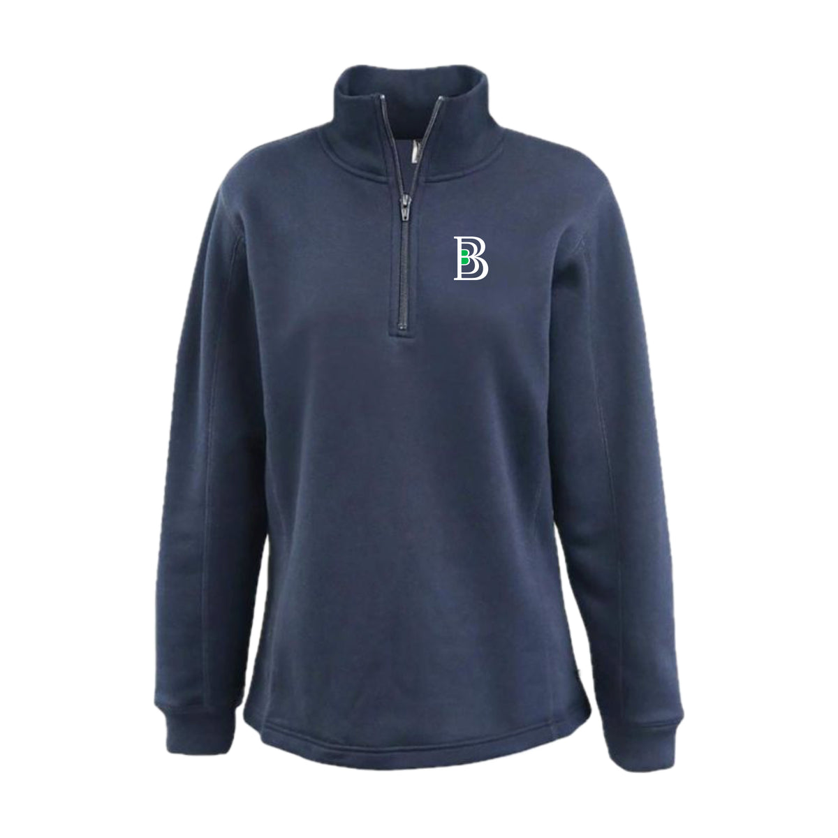 BTBSH04 - 32 Women's Navy B Fleece 1/4 Zip