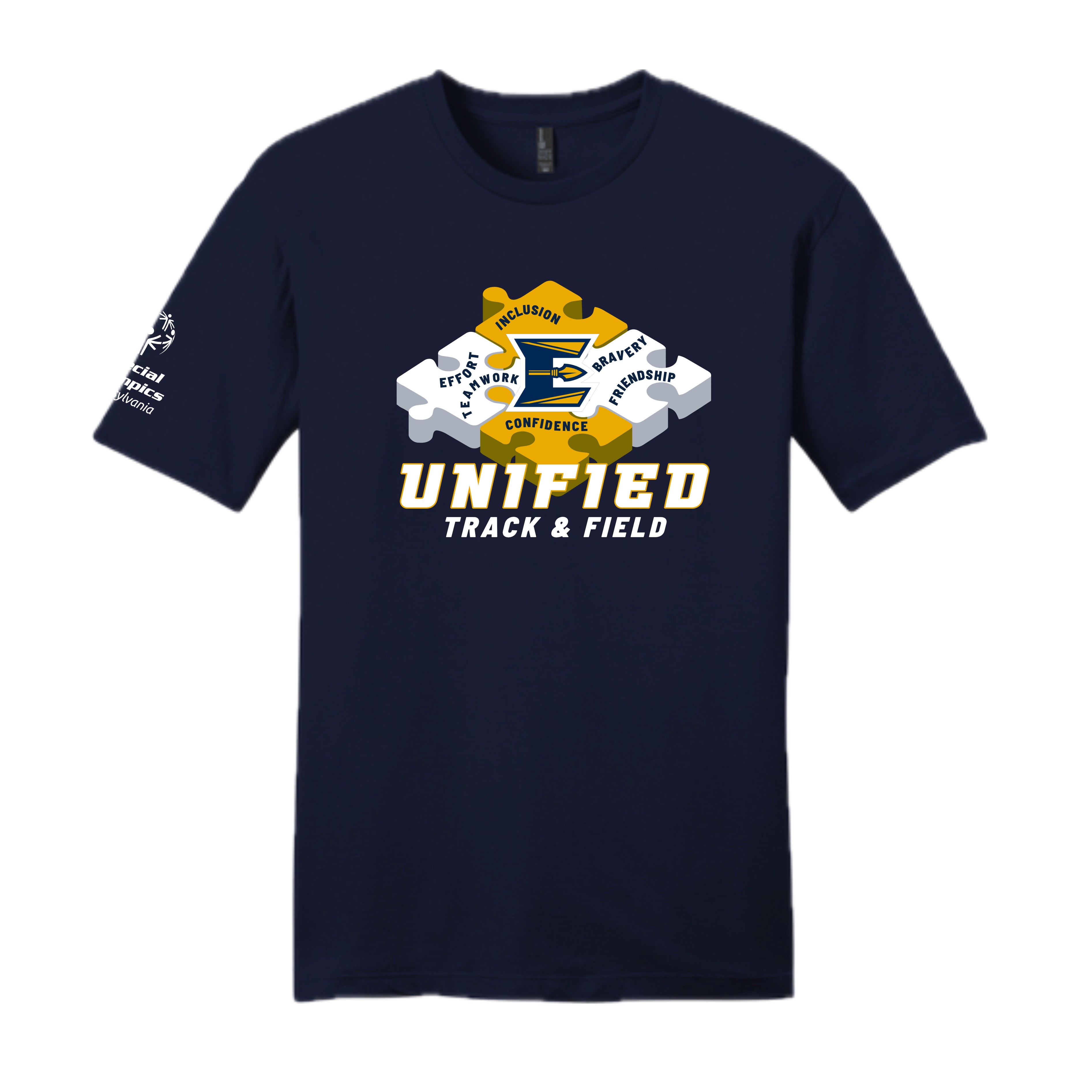 ELUNSH02-001 Navy Short Sleeve Tee