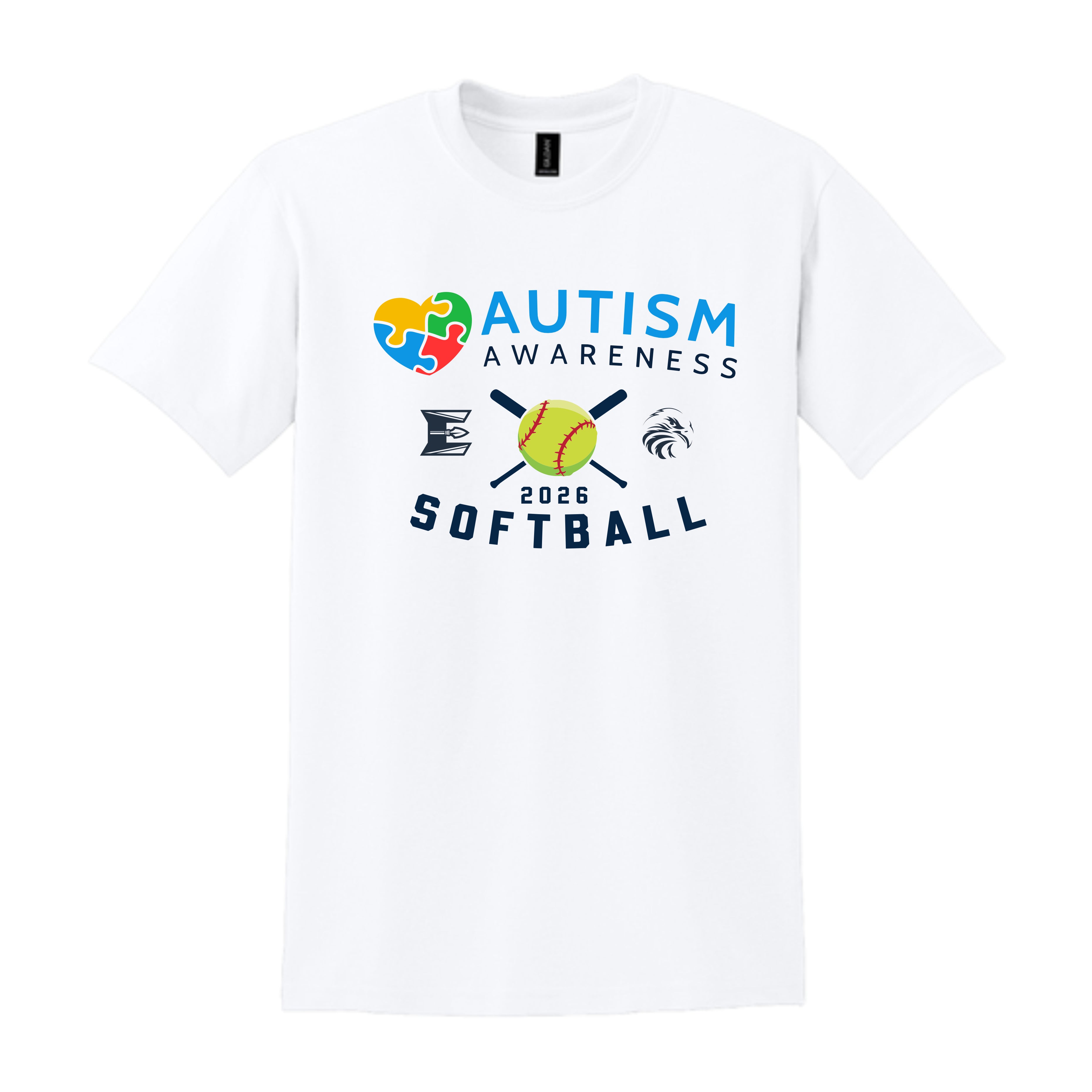 ESBSH02 - 001 White Short Sleeve Tee