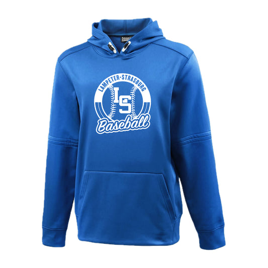 LSY0225-B15 Royal Baseball Performance Hooded Sweatshirt