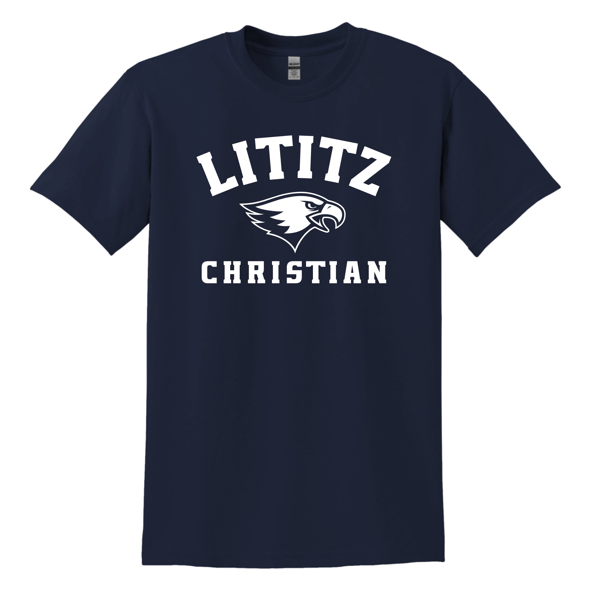 LCS003 - Navy Short Sleeve Logo Tee