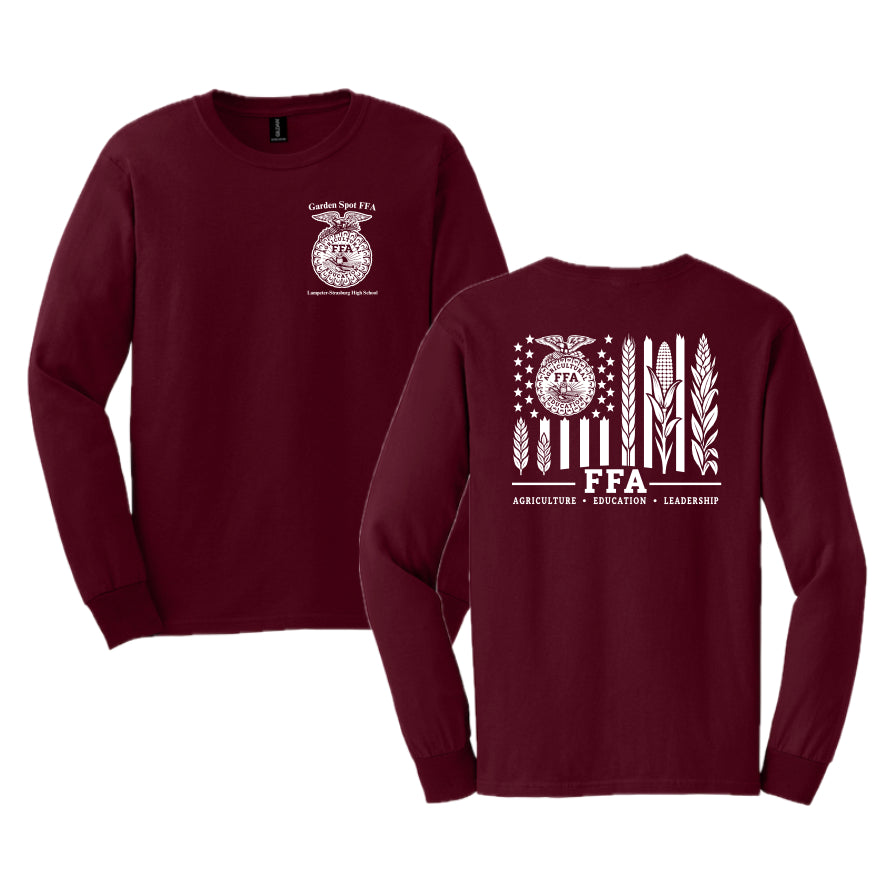 GSFFASH03 - 03 Maroon Long Sleeve Tee