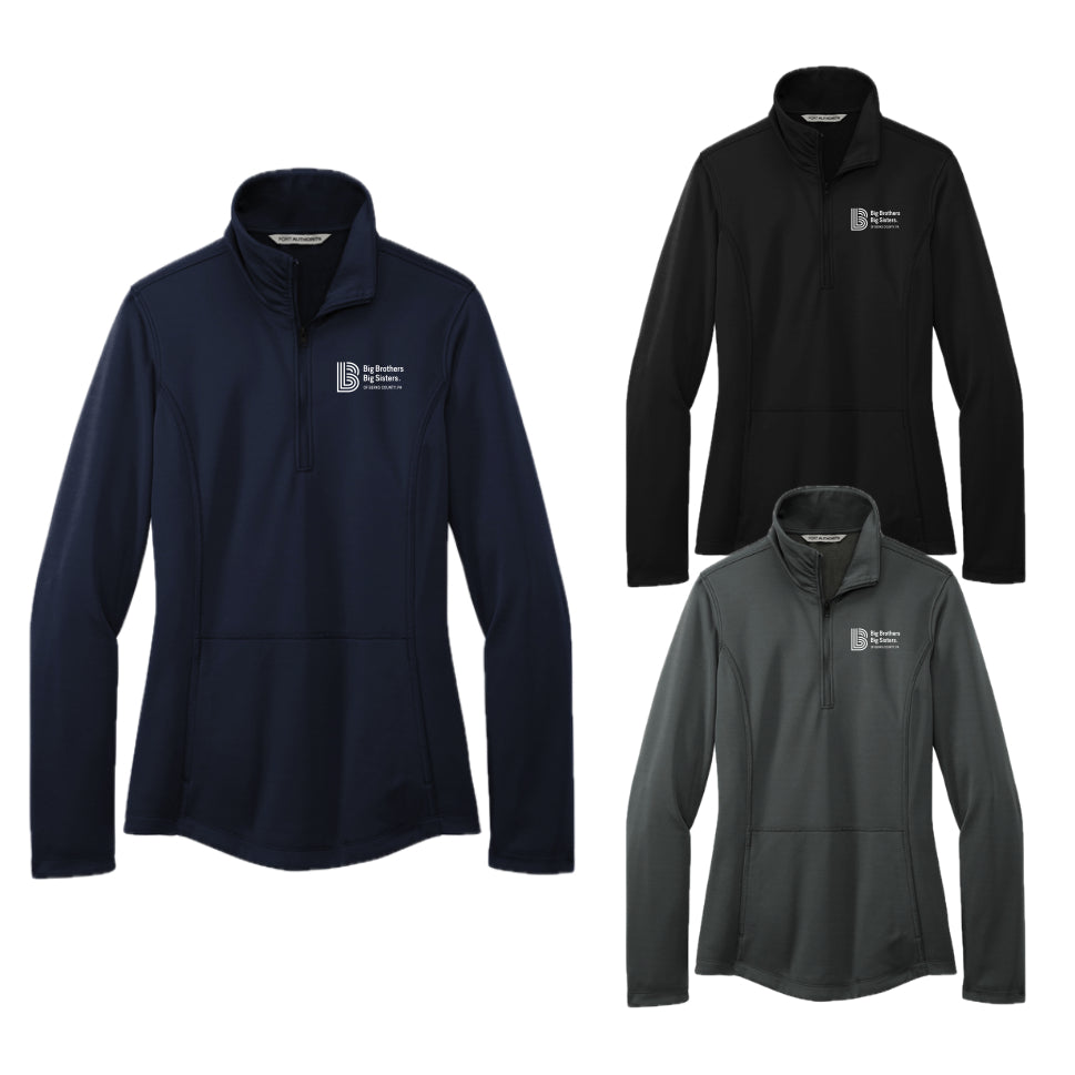 BBBSBC Ladies Logo 1/4 Zip Fleece