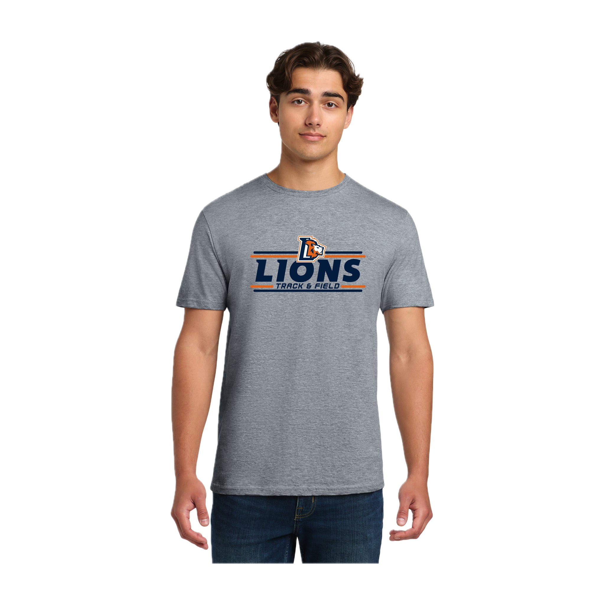 LCCS0325-01 Sport Grey Short Sleeve Tee