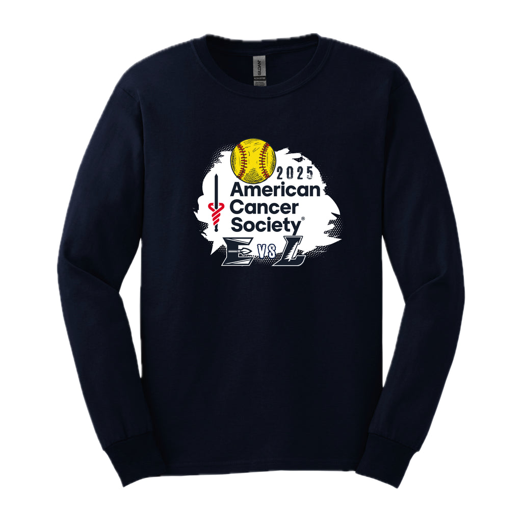 ESB0325-03 Navy Elco Lebanon ACS Logo Long Sleeve