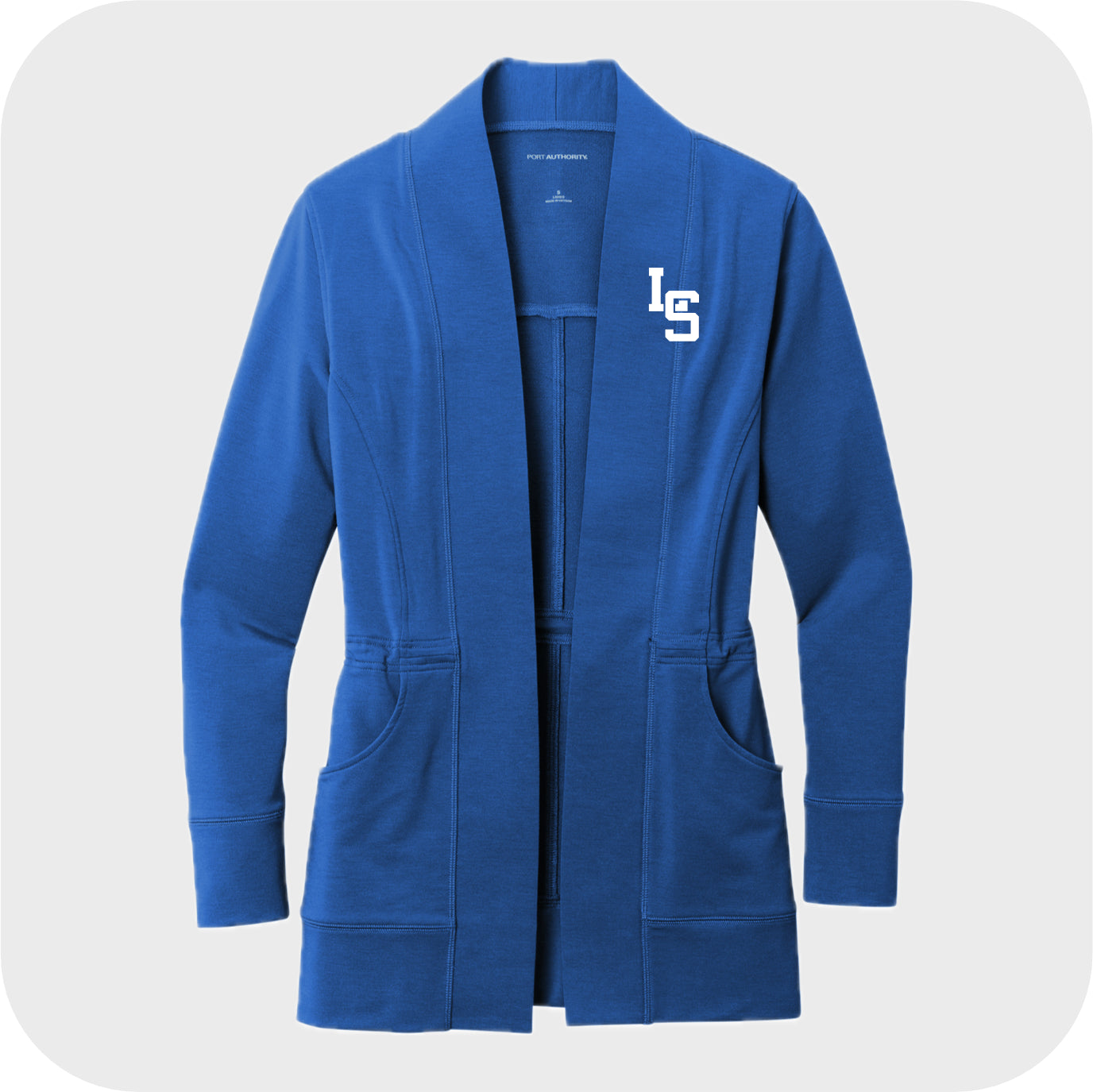 LSELEM01 - 19 Aegean Blue Cardigan Sweatshirt