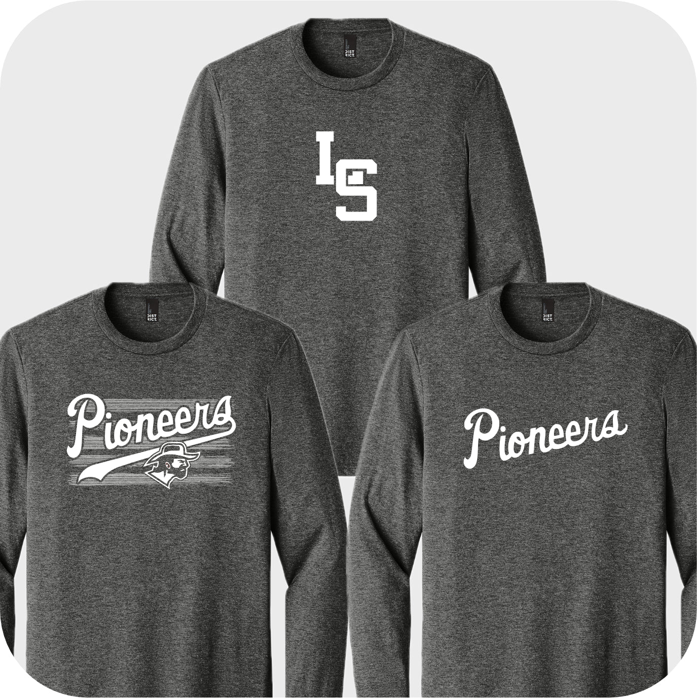 LSELEM01 - 05 Grey Frost Long Sleeve Tee