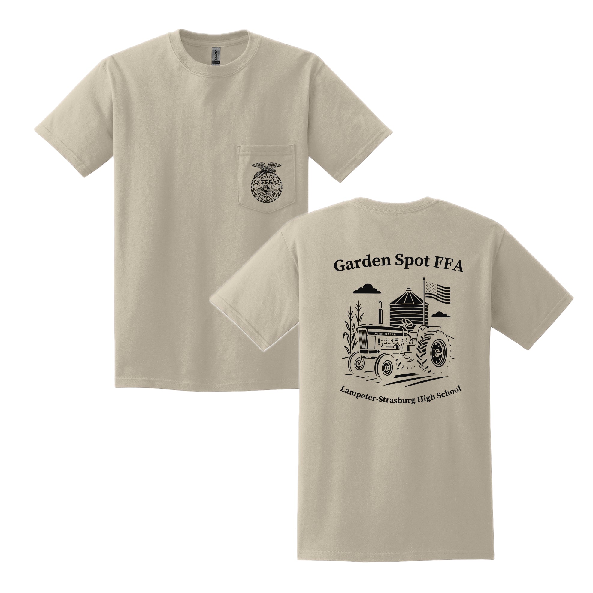 GSFFASH02 - 01 Sand Short Sleeve Tee