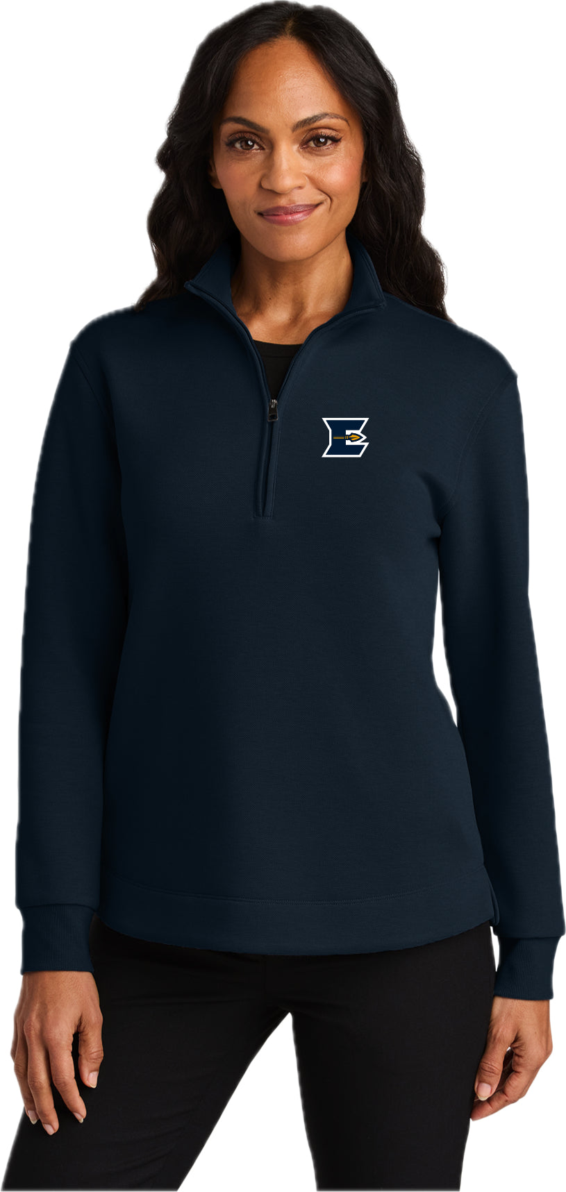 ELIS25-09 Women's River Blue Navy 1/4 Zip