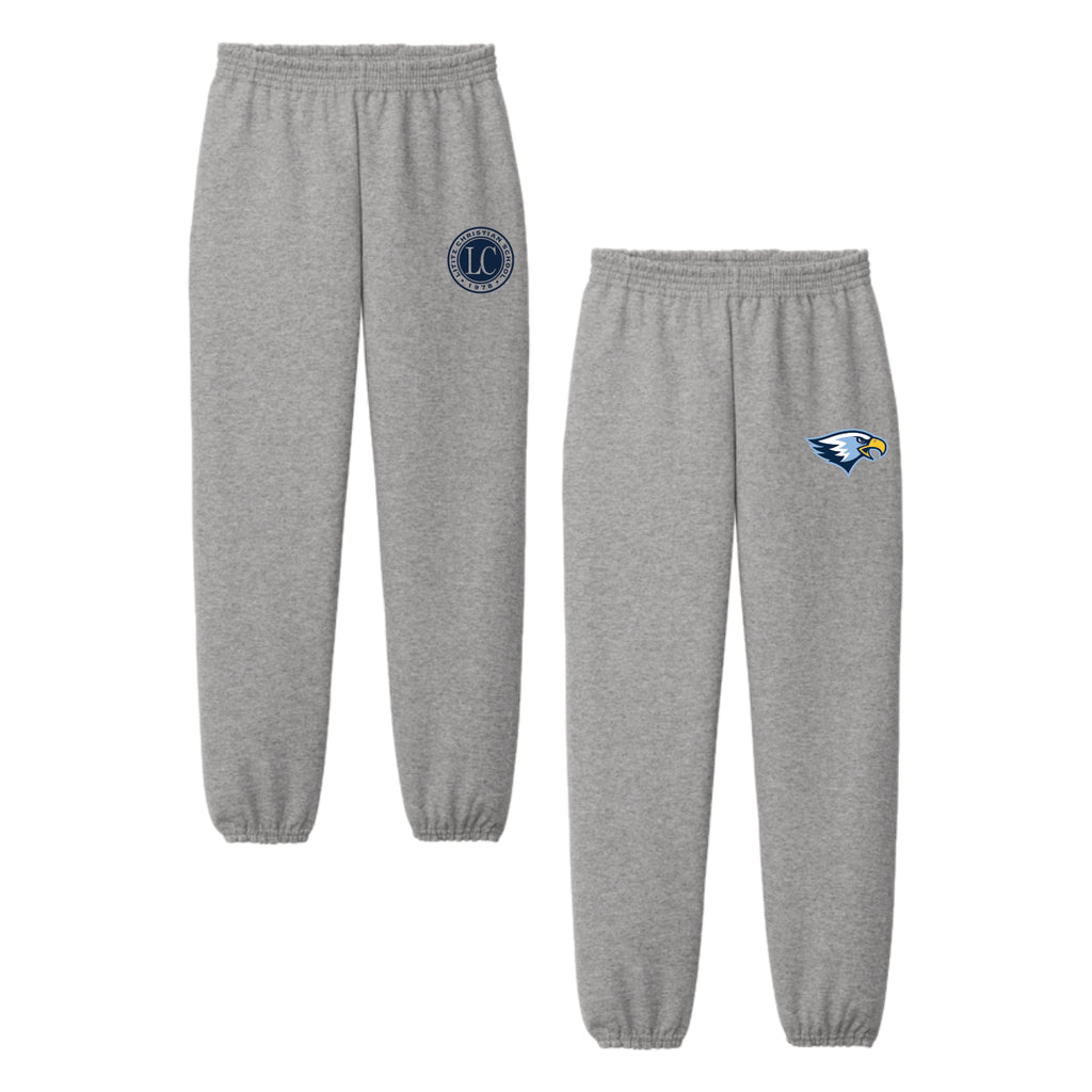 LCS095 - Youth Ath Heather Grey Sweatpant