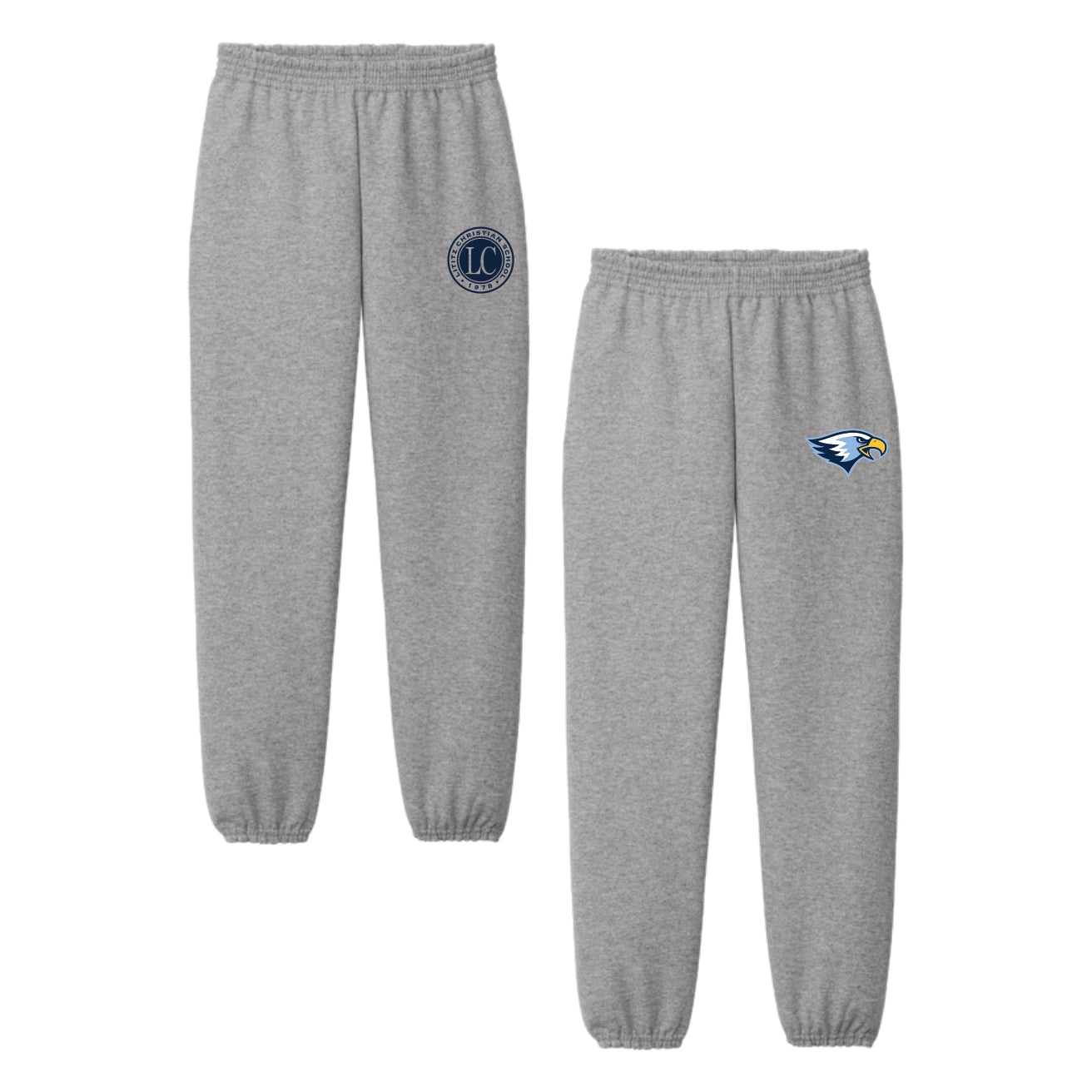 LCS095 - Youth Ath Heather Grey Sweatpant