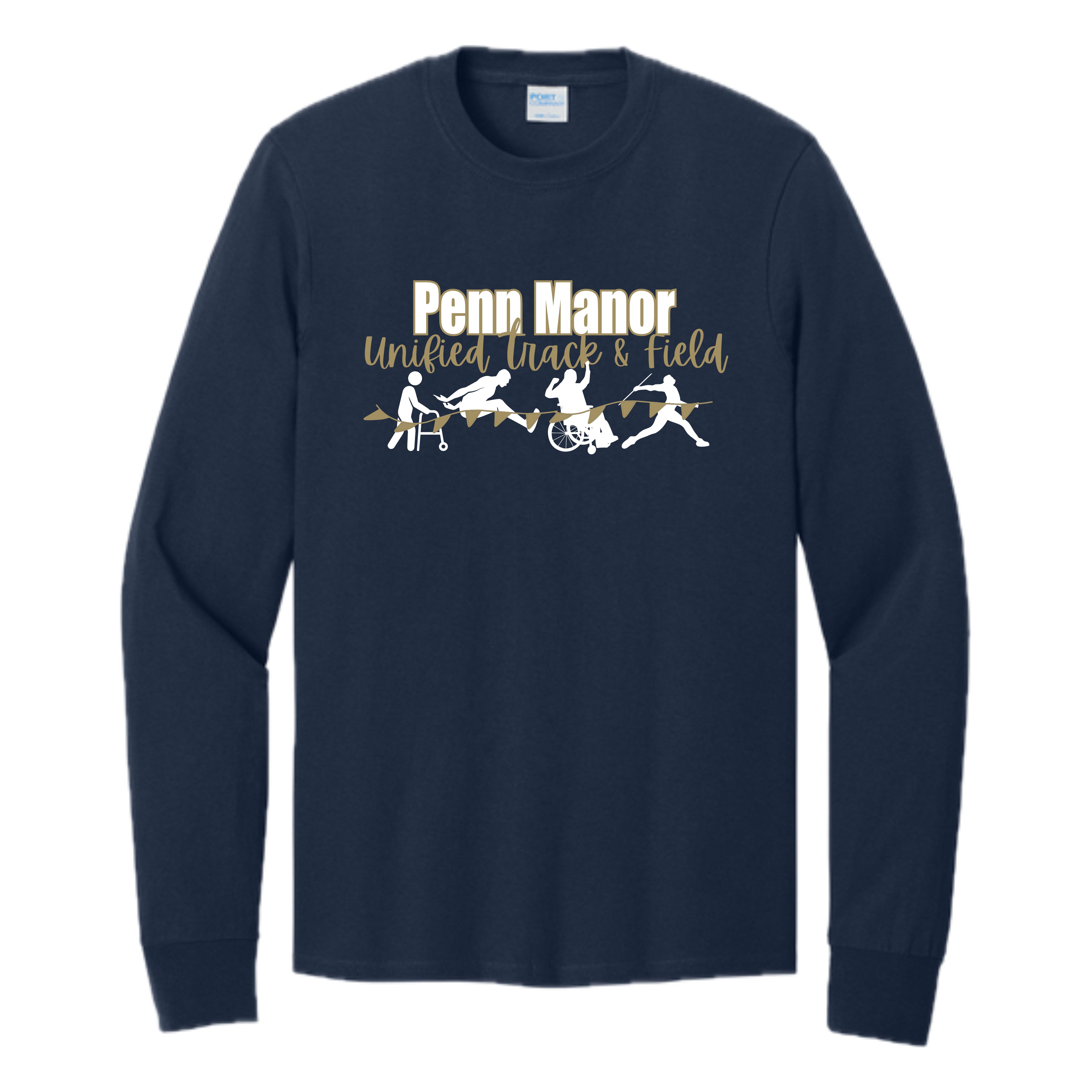 PMUNSH01 - 04 Navy Long Sleeve Tee