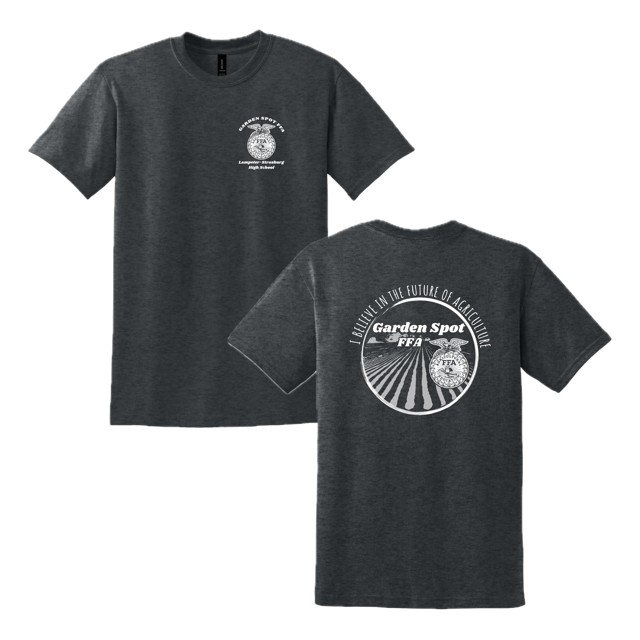 GSFFASH01 - 01 Dk Heather Short Sleeve Tee