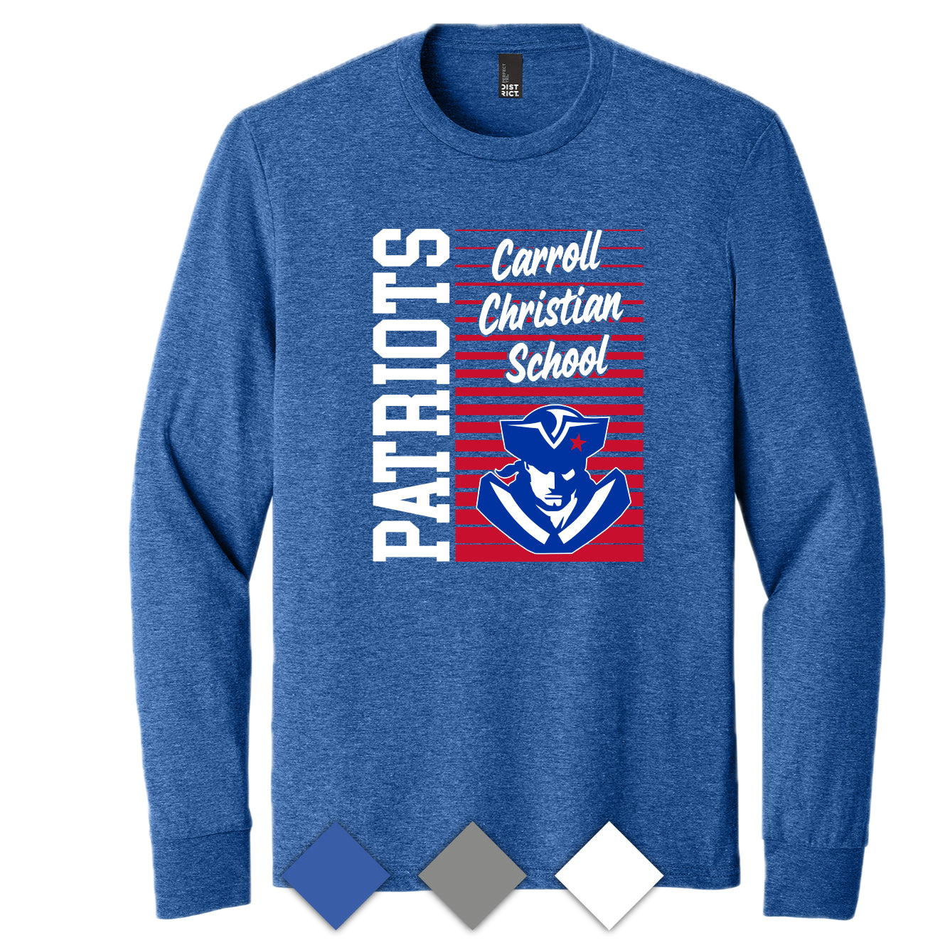 CCS032 Patriots Logo Long Sleeve Tee