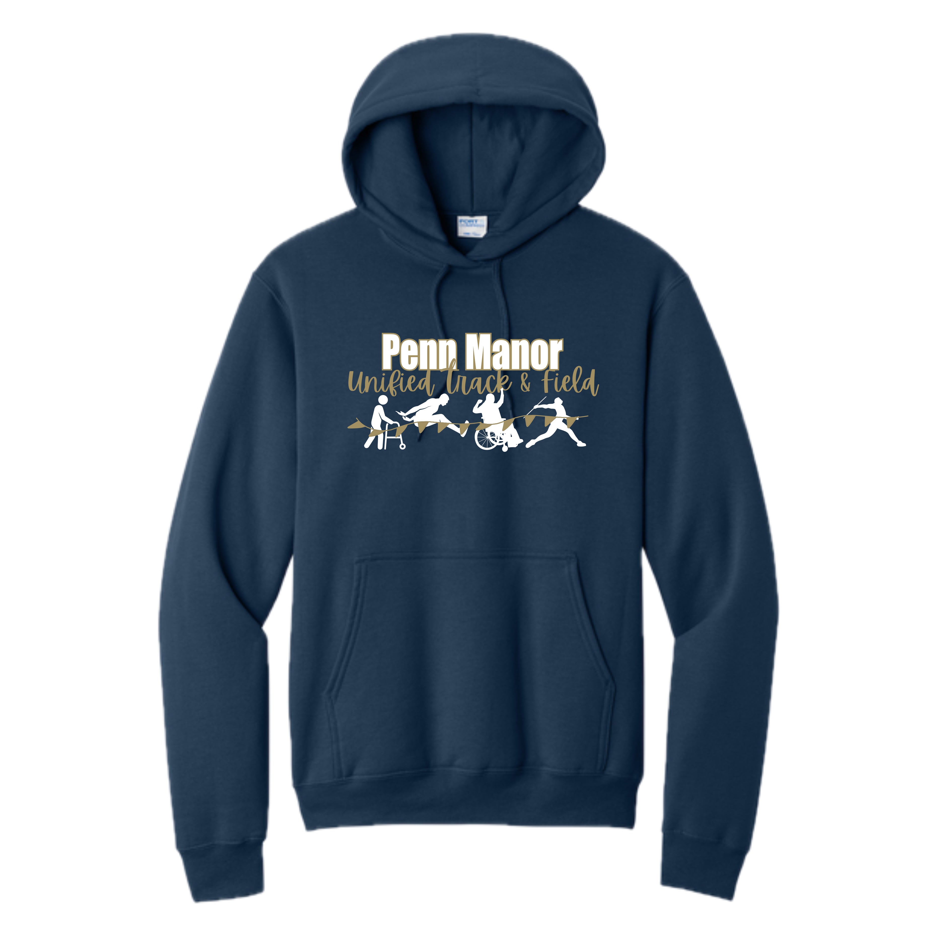 PMUNSH01 - 10 Navy Hooded Sweatshirt