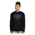 LSHS0225-16  New Era Black Pocket Crewneck Sweatshirt