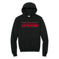 WARSWSH01-20 Black Champion Fleece Hooded Sweatshirt