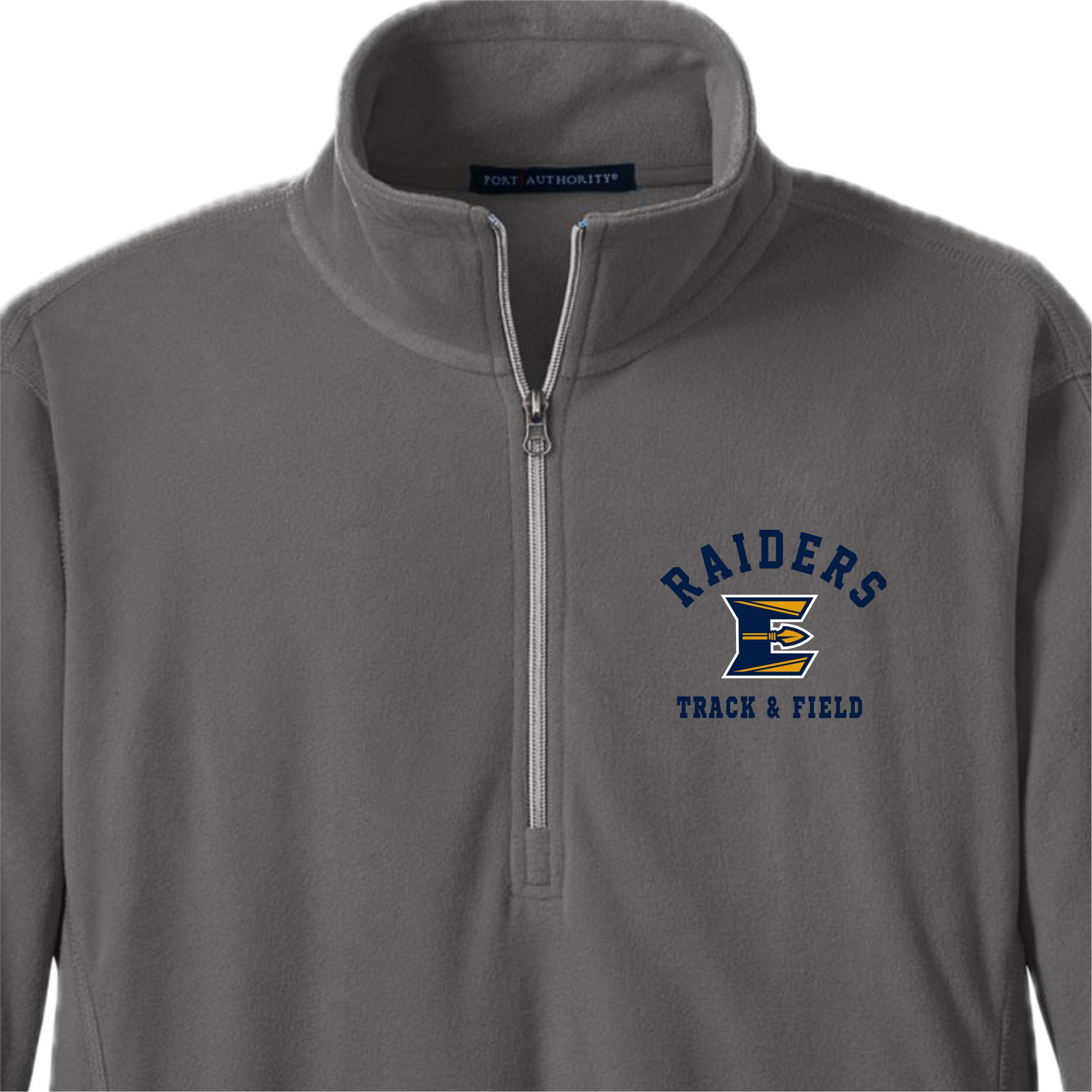 ETFSH02-10 Pearl Grey Fleece 1/4 Zip