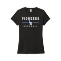 LSBSH04 - 05 Pioneers Ladies Black Triblend Short Sleeve Tee