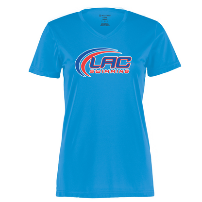 24678-06 Ladies Power Blue Performance Tee