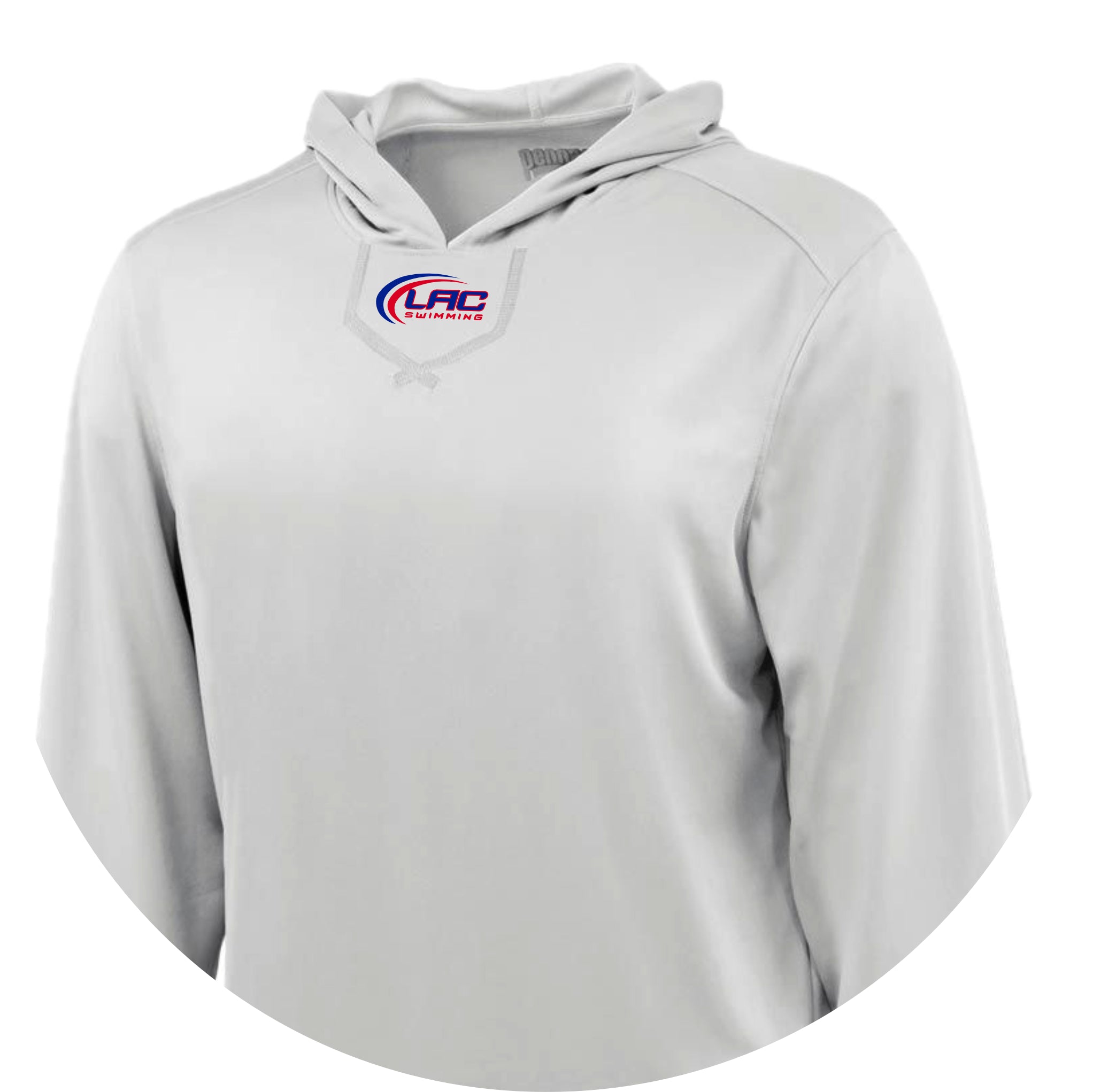 LACSH005 10 White Lt Weight Performance Hoody