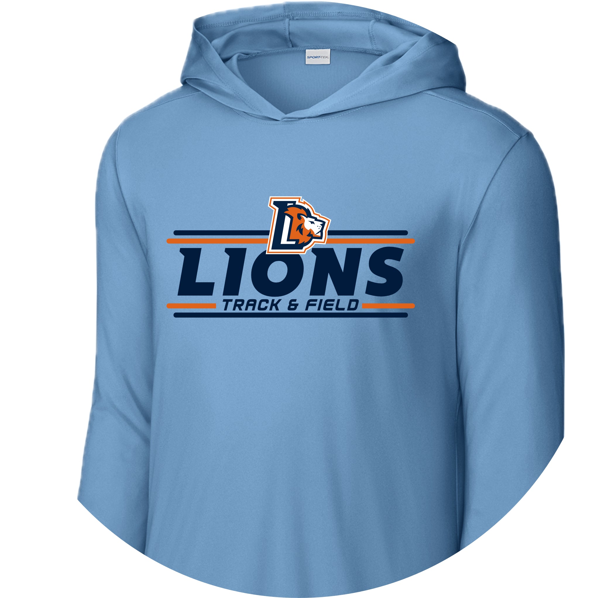 LCCS0325-10 Lt Blue Lt Weight Performance Hoody