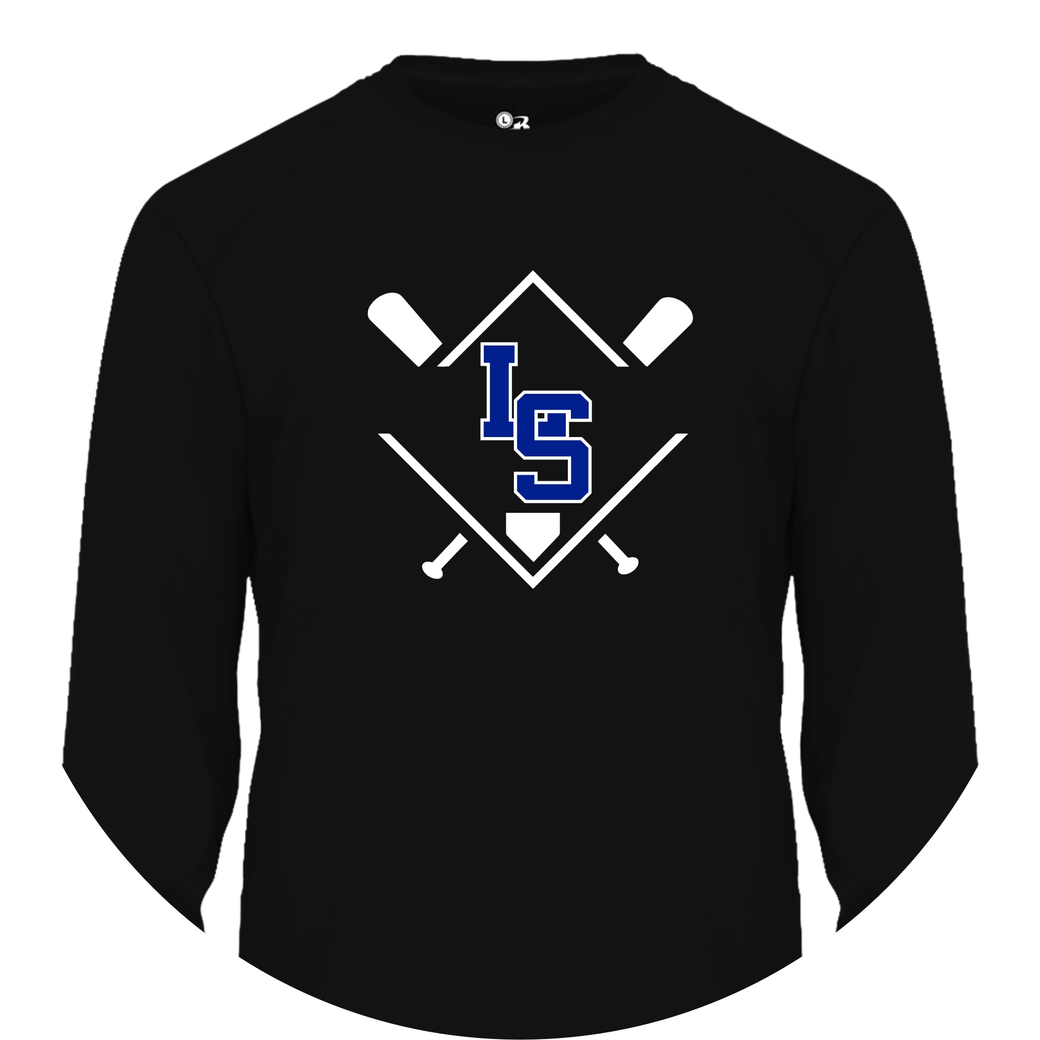 LSY0225-LS07 Black LS Performance Long Sleeve