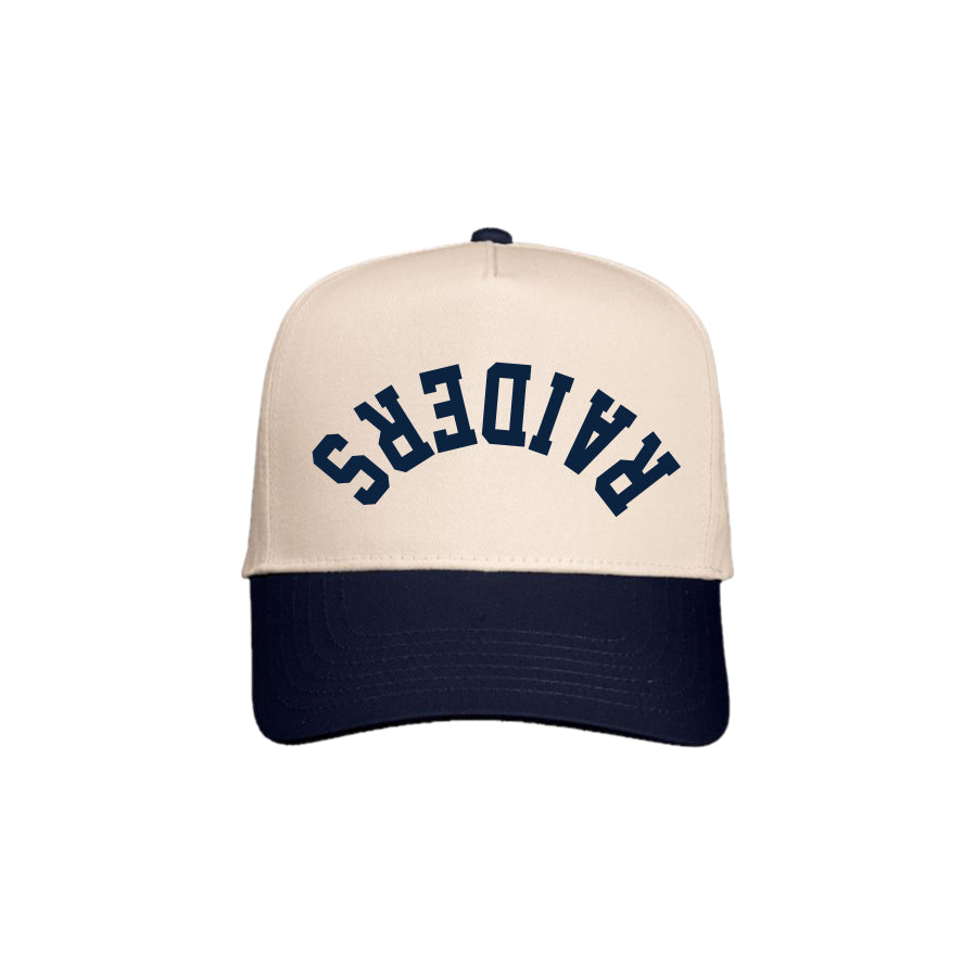 EFH05-20 Natural / Navy Twill Cap