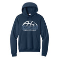 LCS137- Eagles Distressed Basketball Navy Hoody