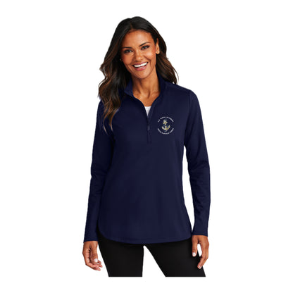 USNASH01-11 Navy Lt Weight Performance Laide 1/4 Zip