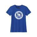 LSLAMELSH01 - 20 Royal Blue Circle Ladies Soft T-Shirt