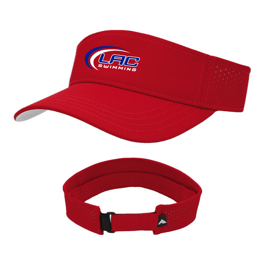 LACSH005 11 Red/White Visor