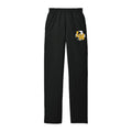 LMHSOCSH01 - 30 Black Open Bottom Fleece Sweatpants