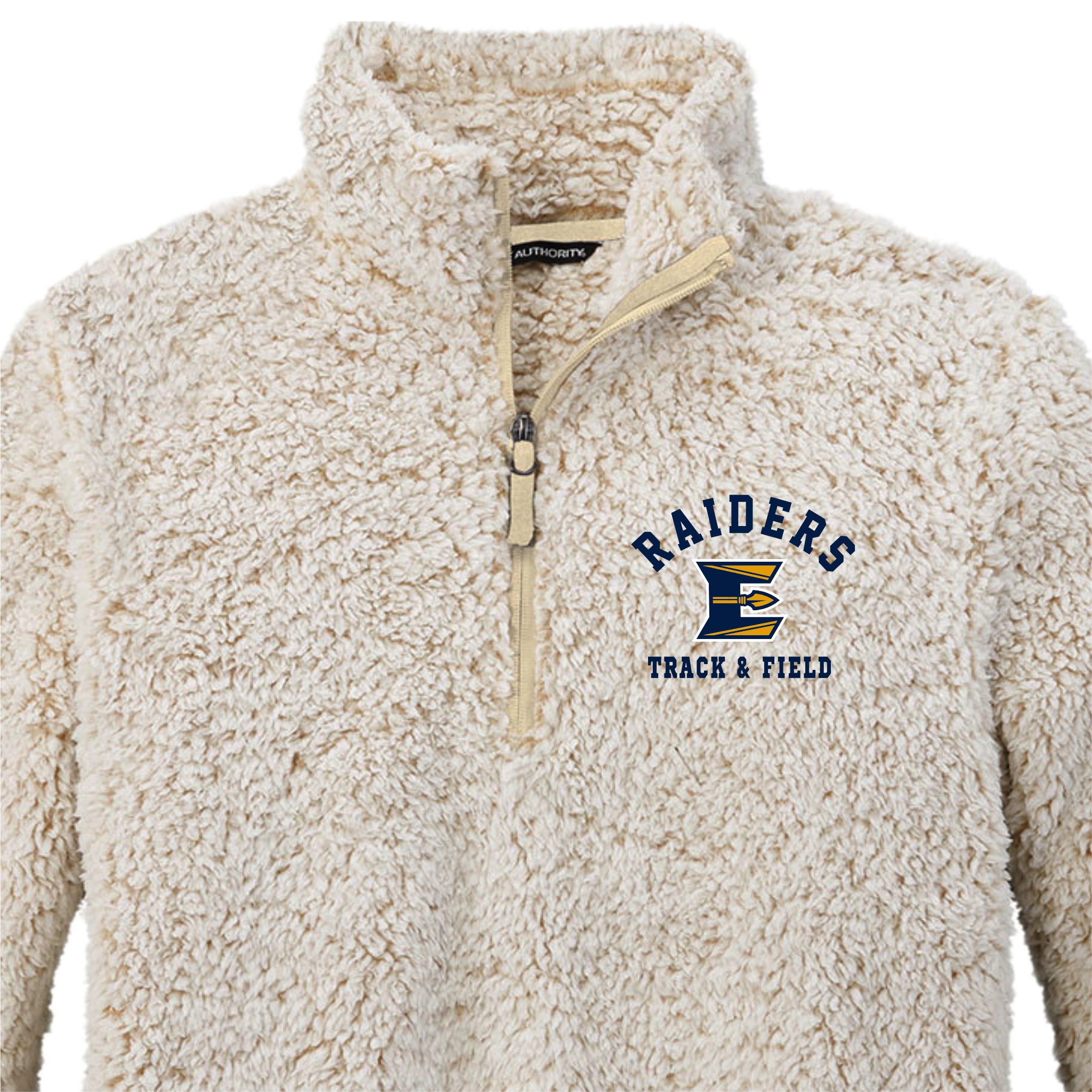 ETFSH02-11 Oatmeal Heather Cozy Fleece 1/4 Zip